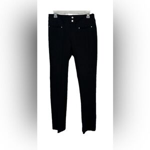 Rekucci Women’s Straight Leg Dress Pants – Black Work Trousers size 8